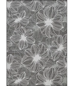 Loomaknoti Breyleigh Cerimia Gray/Cream EB007 9 ft. 10 in. X 12 ft. 10 in. Rectangle Rug
