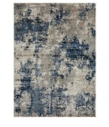 Loomaknoti Celena Alimon Blue/Cream EC001 6 ft. 7 in. X 9 ft. 2 in. Rectangle Rug