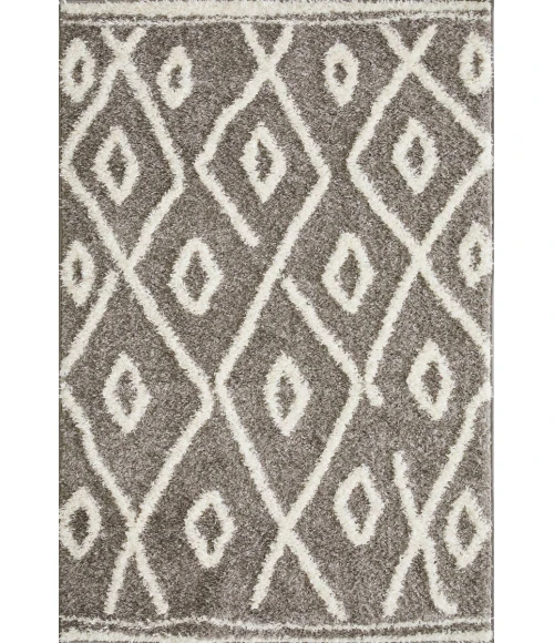 Loomaknoti Vemoa Avonako Gray/Cream EV003 4 ft.  X 6 ft.  Rectangle Rug