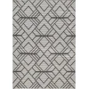 Loomaknoti Breyleigh Charske Cream/Gray EB002 9 ft. 10 in. X 12 ft. 10 in. Rectangle Rug