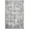 Loomaknoti Rhane Almurz Gray/Cream ER013 4 ft. X 6 ft. Rectangle Rug