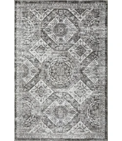 Loomaknoti Rhane Alvezi Gray/Cream ER017 4 ft. X 6 ft. Rectangle Rug