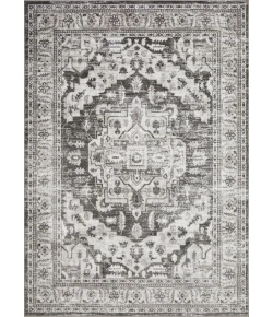 Loomaknoti Rhane Alvner Gray/Cream ER018 6 ft. 7 in. X 9 ft. 2 in. Rectangle Rug