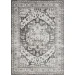 Loomaknoti Rhane Alvner Gray/Cream ER018 6 ft. 7 in. X 9 ft. 2 in. Rectangle Rug