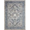Loomaknoti Kehleigh Avalie Blue/Cream EK017 6 ft. 7 in. X 9 ft. 2 in. Rectangle Rug