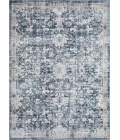 Loomaknoti Kehleigh Azbailie Blue/Cream EK015 9 ft. 10 in. X 12 ft. 10 in. Rectangle Rug