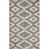 Loomaknoti Vemoa Aslayn Gray/Cream EV002 3 ft. 3 in. X 5 ft. 3 in. Rectangle Rug