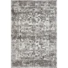 Loomaknoti Rhane Vandian Cream/Gray ER005 4 ft. X 6 ft. Rectangle Rug