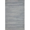 Loomaknoti Breyleigh Canderz Blue/Gray EB008 4 ft. X 6 ft. Rectangle Rug