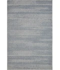 Loomaknoti Breyleigh Canderz Blue/Gray EB008 4 ft. X 6 ft. Rectangle Rug