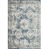 Loomaknoti Kehleigh Auborn Blue/Cream EK011 4 ft. X 6 ft. Rectangle Rug