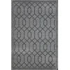 Loomaknoti Breyleigh Chendler Gray/Gray EB001 4 ft. X 6 ft. Rectangle Rug