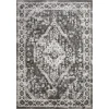 Loomaknoti Rhane Adleigh Gray/Cream ER012 7 ft. 10 in. X 9 ft. 10 in. Rectangle Rug