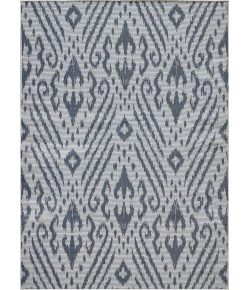 Loomaknoti Breyleigh Calitrah Cream/Blue EB005 6 ft. 7 in. X 9 ft. 2 in. Rectangle Rug
