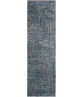 Loomaknoti Celena Altenz Blue/Cream EC003 2 ft. X 6 ft. 7 in. Rectangle Rug