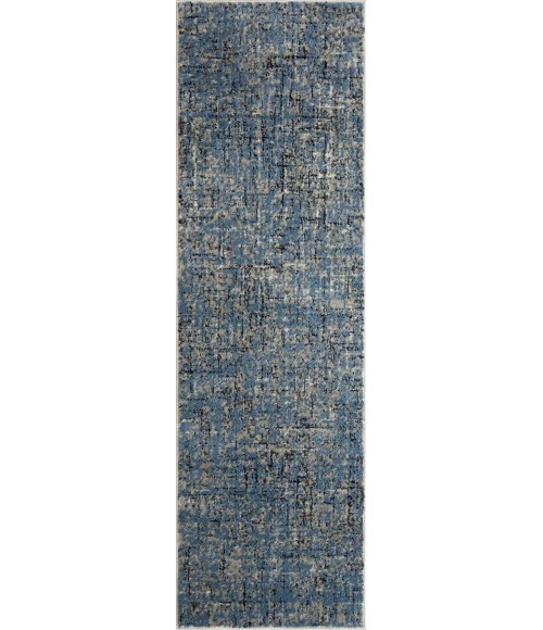 Loomaknoti Celena Altenz Blue/Cream EC003 2 ft. X 6 ft. 7 in. Rectangle Rug