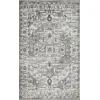 Loomaknoti Rhane Alvner Gray/Cream ER018 3 ft. 3 in. X 5 ft. 3 in. Rectangle Rug