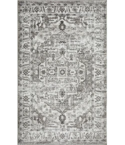 Loomaknoti Rhane Alvner Gray/Cream ER018 3 ft. 3 in. X 5 ft. 3 in. Rectangle Rug