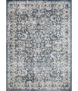Loomaknoti Kehleigh Otindas Blue/Cream EK010 6 ft. 7 in. X 9 ft. 2 in. Rectangle Rug