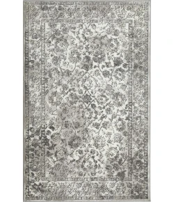 Loomaknoti Aysal Alazah Cream/Gray EAY001 3 ft. 3 in. X 5 ft. 3 in. Rectangle Rug