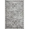 Loomaknoti Rhane Alvezi Gray/Cream ER017 4 ft. X 6 ft. Rectangle Rug