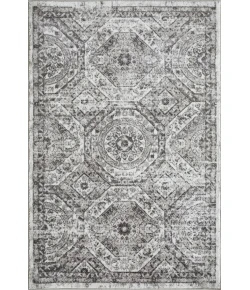 Loomaknoti Rhane Alvezi Gray/Cream ER017 4 ft. X 6 ft. Rectangle Rug