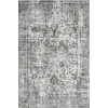 Loomaknoti Rhane Allory Gray/Cream ER014 4 ft. X 6 ft. Rectangle Rug