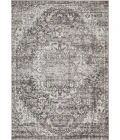 Loomaknoti Rhane Valeina Gray/Cream ER004 5 ft. 3 in. X 7 ft. 3 in. Rectangle Rug
