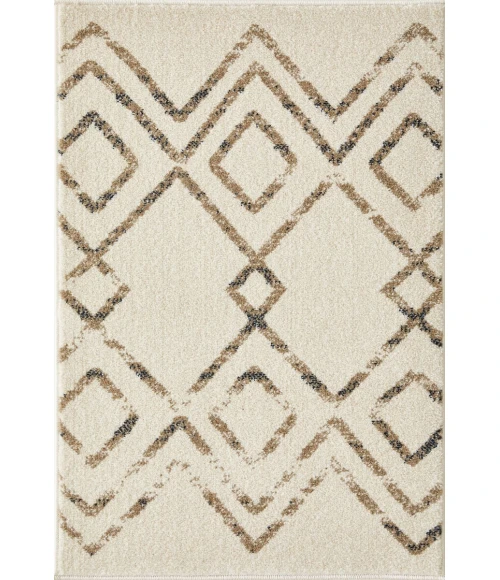 Loomaknoti Taytum Rocey White/Gray ET001 2 ft. X 3 ft. Rectangle Rug