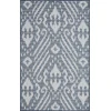 Loomaknoti Breyleigh Calitrah Blue/Cream EB005 3 ft. X 5 ft. Rectangle Rug