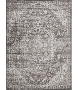 Loomaknoti Rhane Valeina Gray/Cream ER004 9 ft. 10 in. X 12 ft. 10 in. Rectangle Rug