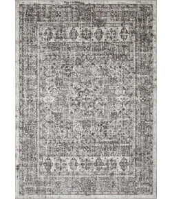 Loomaknoti Rhane Aberd Gray/Cream ER007 7 ft. 10 in. X 9 ft. 10 in. Rectangle Rug
