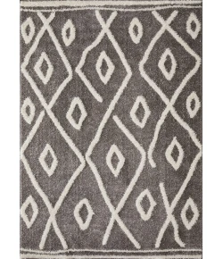 Loomaknoti Vemoa Avonako Gray/Cream EV003 7 ft. 10 in. X 9 ft. 10 in. Rectangle Rug