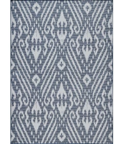 Loomaknoti Breyleigh Calitrah Blue/Cream EB005 6 ft. 7 in. X 9 ft. 2 in. Rectangle Rug