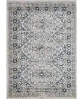 Loomaknoti Kehleigh Avnorie Cream/Blue EK012 6 ft. 7 in. X 9 ft. 2 in. Rectangle Rug