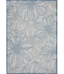 Loomaknoti Breyleigh Cerimia Cream/Blue EB007 2 ft. X 3 ft. Rectangle Rug