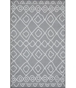 Loomaknoti Breyleigh Calvyn Gray/Cream EB004 3 ft. X 5 ft. Rectangle Rug