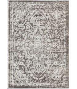 Loomaknoti Rhane Valeina Gray/Cream ER004 2 ft. X 3 ft. Rectangle Rug