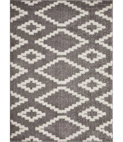 Loomaknoti Vemoa Aslayn Gray/Cream EV002 9 ft. 10 in. X 12 ft. 10 in. Rectangle Rug