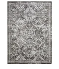 Loomaknoti Rhane Alvezi Gray/Cream ER017 6 ft. 7” X 9 ft. 2” Rectangle Rug