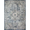Loomaknoti Kehleigh Osdorn Blue/Cream EK009 7 ft. 10 in. X 9 ft. 10 in. Rectangle Rug