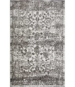 Loomaknoti Rhane Vandian Cream/Gray ER005 3 ft. 3 in. X 5 ft. 3 in. Rectangle Rug