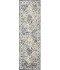 Loomaknoti Kehleigh Zofionz Blue/Cream EK004 2 ft. X 6 ft. 7 in. Rectangle Rug