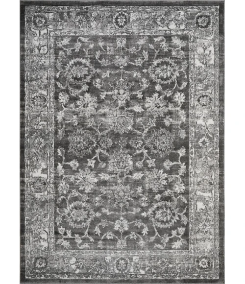 Loomaknoti Rhane Vaild Gray/Cream ER006 9 ft. 10 in. X 12 ft. 10 in. Rectangle Rug