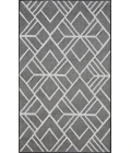 Loomaknoti Breyleigh Charske Gray/Cream EB002 3 ft. X 5 ft. Rectangle Rug