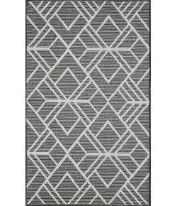 Loomaknoti Breyleigh Charske Gray/Cream EB002 3 ft. X 5 ft. Rectangle Rug
