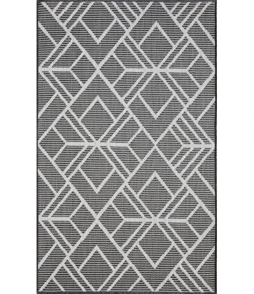 Loomaknoti Breyleigh Charske Gray/Cream EB002 3 ft. X 5 ft. Rectangle Rug
