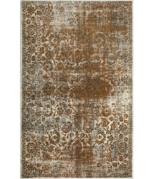 Loomaknoti Aysal Alazah Beige/Cream EAY001 3 ft. 3 in. X 5 ft. 3 in. Rectangle Rug