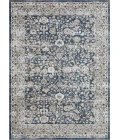 Loomaknoti Kehleigh Oviel Blue/Cream EK013 7 ft. 10 in. X 9 ft. 10 in. Rectangle Rug
