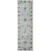 Loomaknoti Kehleigh Avnorie Cream/Blue EK012 2 ft. X 6 ft. 7 in. Rectangle Rug